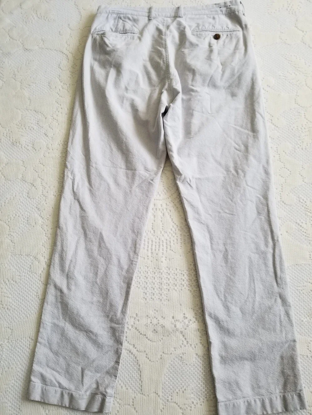 J. CREW Gray Sutton Chino Pants Light Gray 32